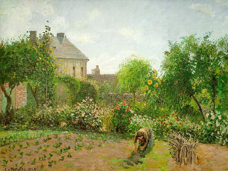 Camille Pissaro The Artist's Garden at Eragny Spain oil painting art